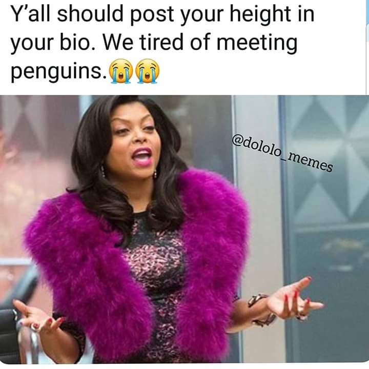 TallFay's tweet photo. Is it too much to ask
#tallgirlsproblems https://t.co/eOwRr3FLy9