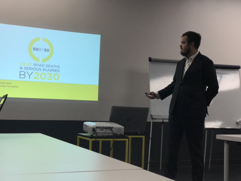 alextowardszero's tweet image. Pleasure to make a presentation today to @EASSTransport Partners on #50by30 in Minsk #4roadsafety