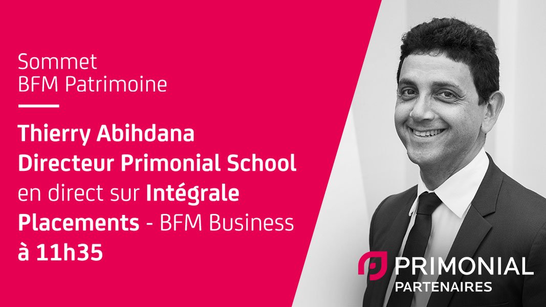 Primonial_Part's tweet photo. [#INTERVIEW] Retrouvez @AbihdanaThierry Directeur de la Primonial School en direct sur le plateau d’Intégrale placements – @bfmbusiness pour présenter ce service de formation dédié aux #CGP #CGPI. @BFM_Patrimoine https://t.co/4hN5XcrxH4