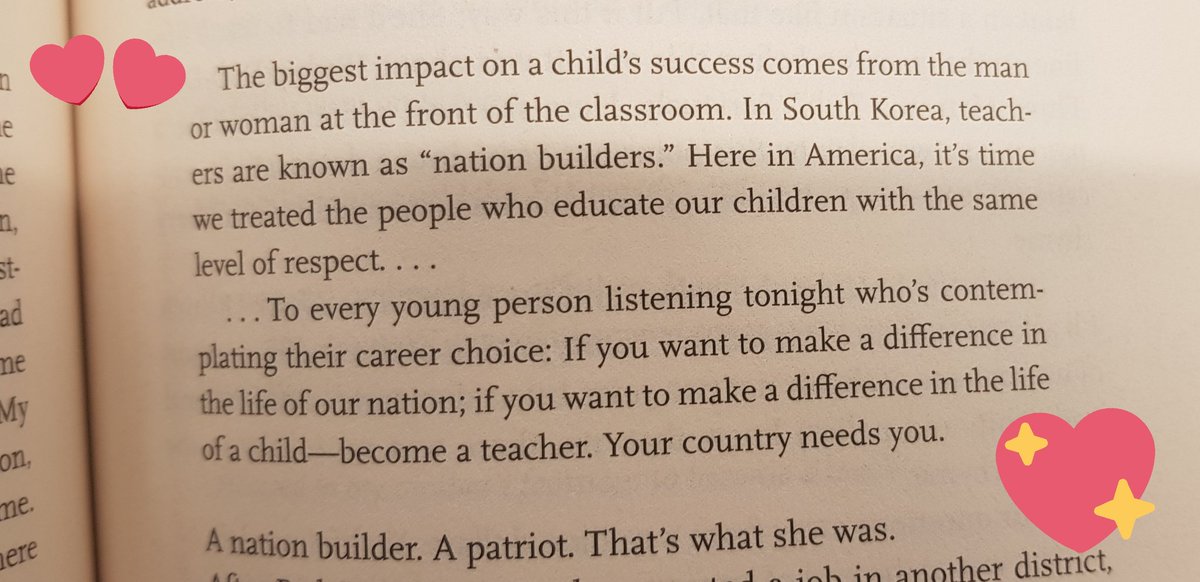 finn_pd's tweet photo. Reading "To Obama" atm and came across this.... I genuinely believe what this paragraph is saying.. to all the teachers out there.. keep it up! #inspired #teachersoftwitter #MakeADifference #lovewhatido #teacherschangelives https://t.co/MICuPj55zo