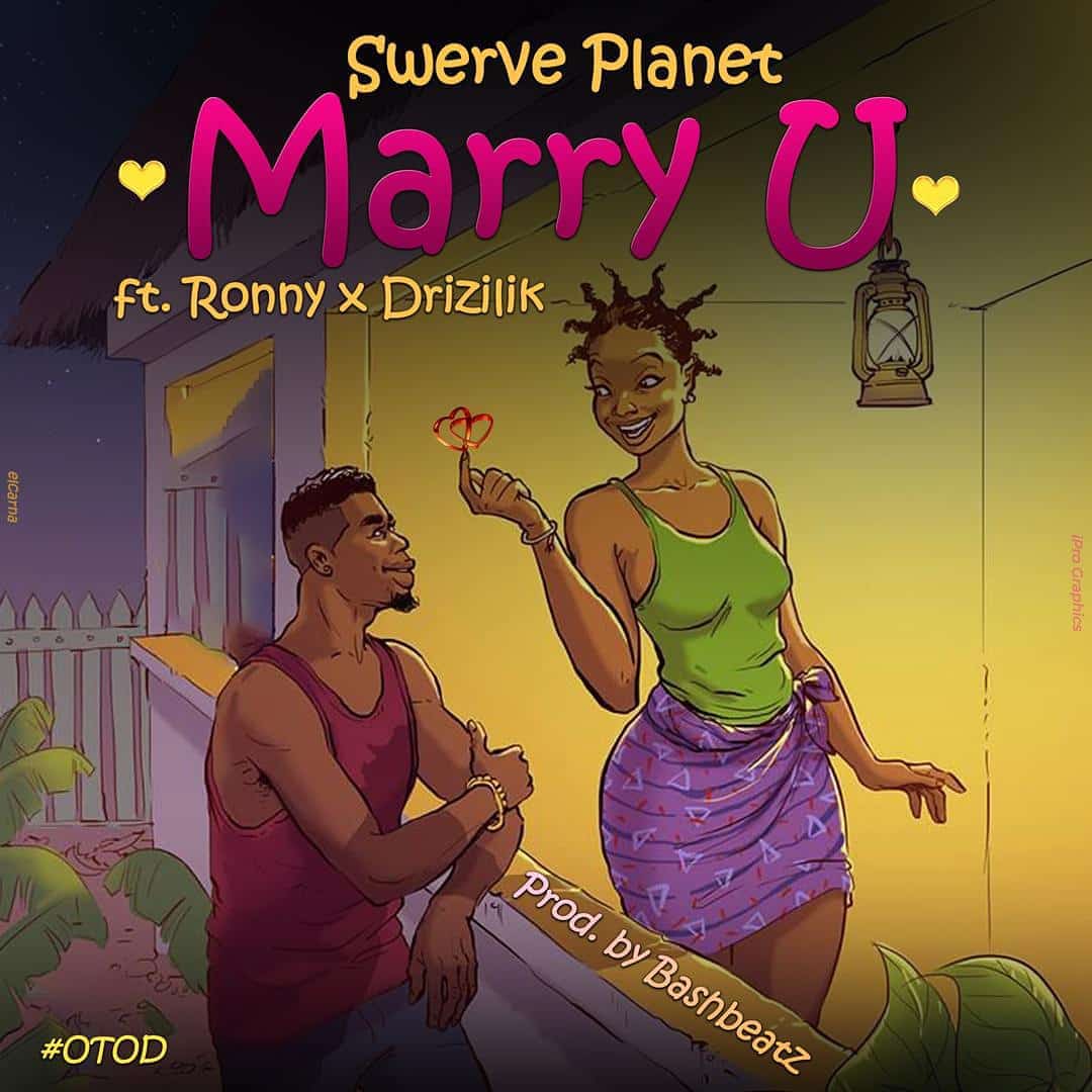 SwervePlanet's tweet photo. OUT NOW!!
Swerve Planet is set to make your wait a remarkable one as the highly raved about single, “Marry U” gets premiered.
Certainly, it’s a thumbs up and be ready to vibe with it.
https://t.co/O7FLbq6kdy
#SwervePlanet
#MarryU
#BashBeatz
#SaloneTwitter
#SierraLeone https://t.co/LHpZSHAcQE