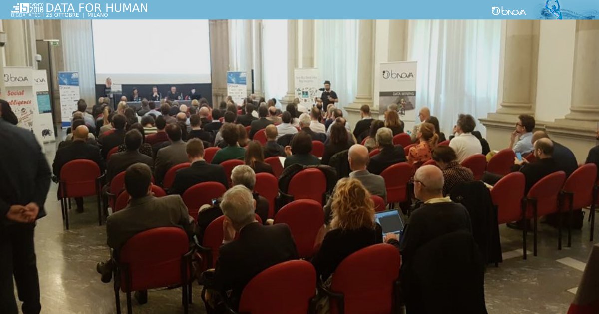 BNovaConsulting's tweet photo. E' iniziato l'evento #BigDataTech2018. Partecipate al contest utilizzando il nostro hashtag! https://t.co/r1uyvtUQmk