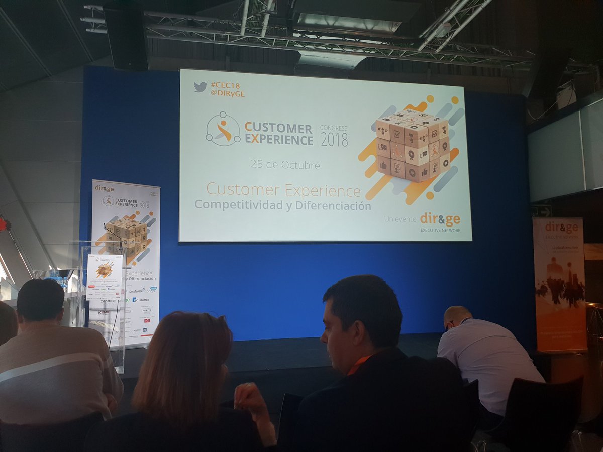 elisalopez_22's tweet photo. Arranca el CX Congress 2018 de @DIRyGE . Que ganas de escuchar las experiencias que nos van a compartir los grandes ponentes convocados para esta jornada ;) #CEC18 #CX #CustomerExperience https://t.co/N2o4c0oGVX