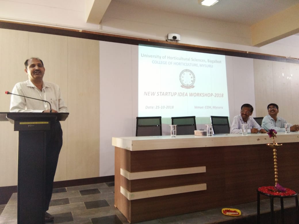 New startup Idea's poster presentation by Students of COH Mysore