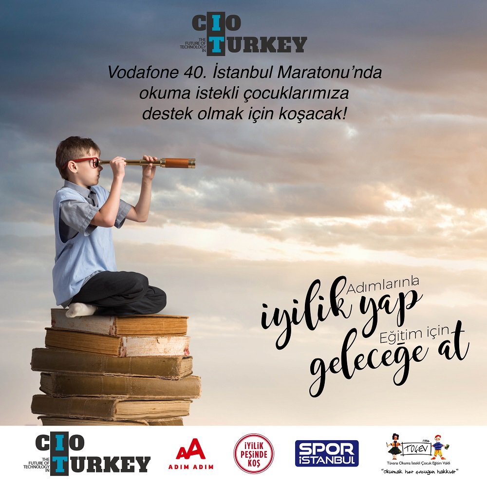 11 Kasım'da #TOÇEV için Avrasya Maratonu'na katılacağız. Çocuklarımızın eğitimi için bağışlarınız ile adımlarımızı daha da anlamlı hale getirmek istiyoruz.  Avrasya Maratonu'nda bizi desteklemek için info@cioturkey.org eposta adresi üzerinden iletişime geçebilirsiniz. #cioturkey