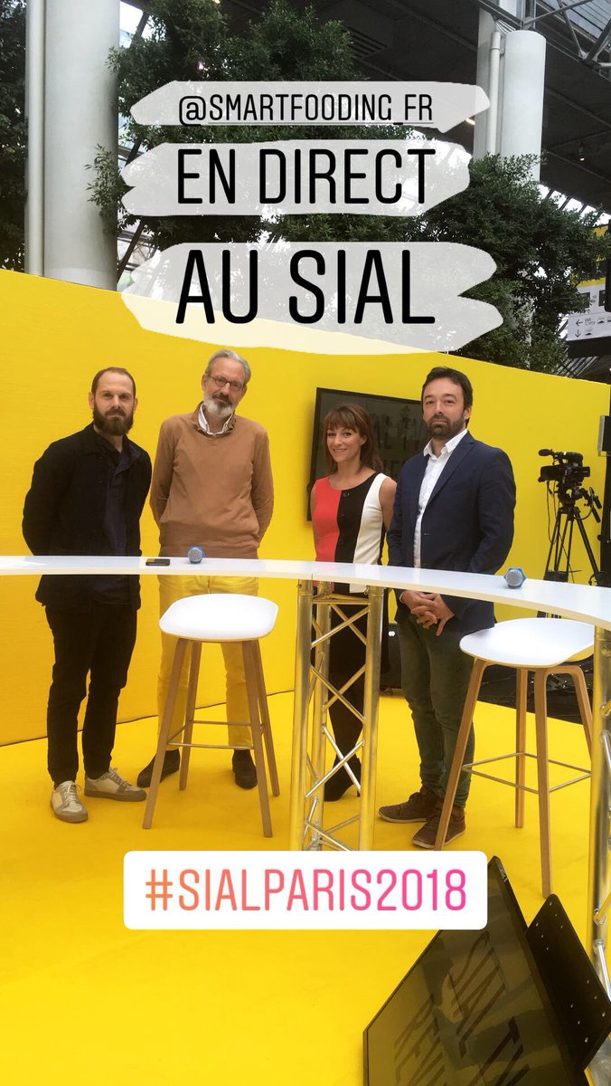 Nous sommes au <a href="/sial_paris/">SIAL Paris</a>  🍋 ce matin avec <a href="/nellyrodi/">NellyRodi</a> &amp; <a href="/ShakeUpFactory/">ShakeUpFactory</a> #SIALParis !
