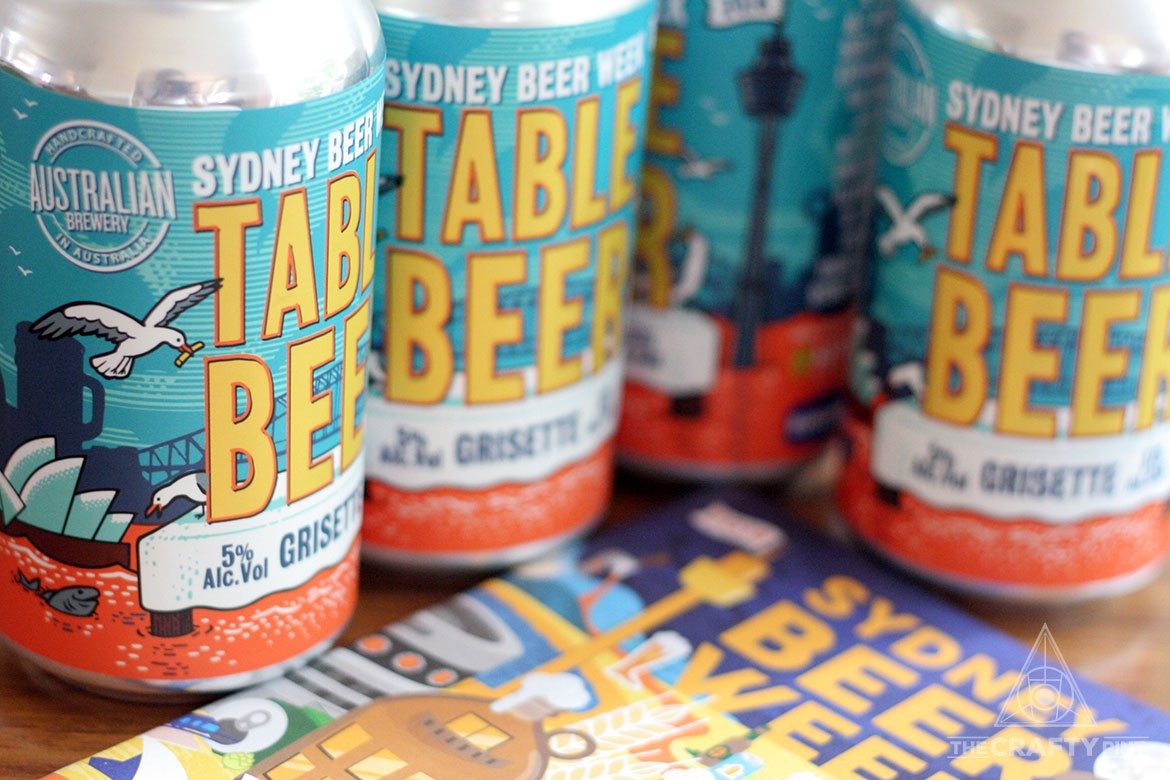 TOMORROW: The <a href="/SydneyCraftBeer/">SydneyBeerWeek</a> Week Festival Beer for 2018 is here – the Table Beer brewed with <a href="/AusBrewery/">Australian Brewery</a> – meaning it's time to rev up for 130 events over 10 days... ow.ly/9cMC30mmIKT