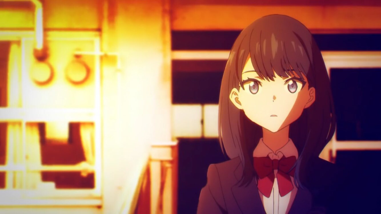 はらむら グリッドマンedの一番好きなところ貼っていい 貼りました 困ったように笑う女が好きすぎる T Co Njyhy1czst Twitter