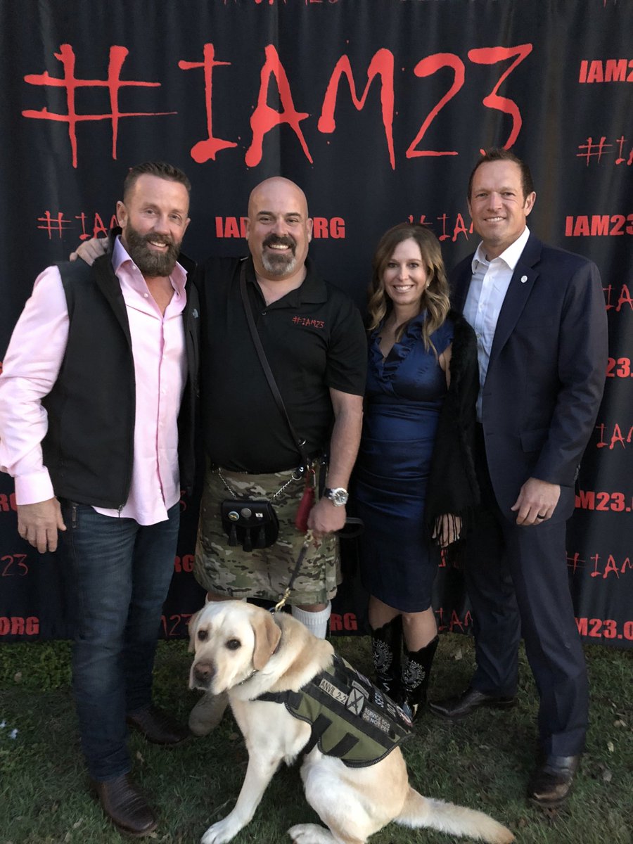 Our team enjoyed celebrating the great work IAM23 does for #veterans with PTSD at their 3rd annual gala! IAM23 offers counseling, retreats, &amp; other services to stop the epidemic of veteran suicide (including a #cloudlabor job creation pilot program with DEWIT). #atx #socialgood