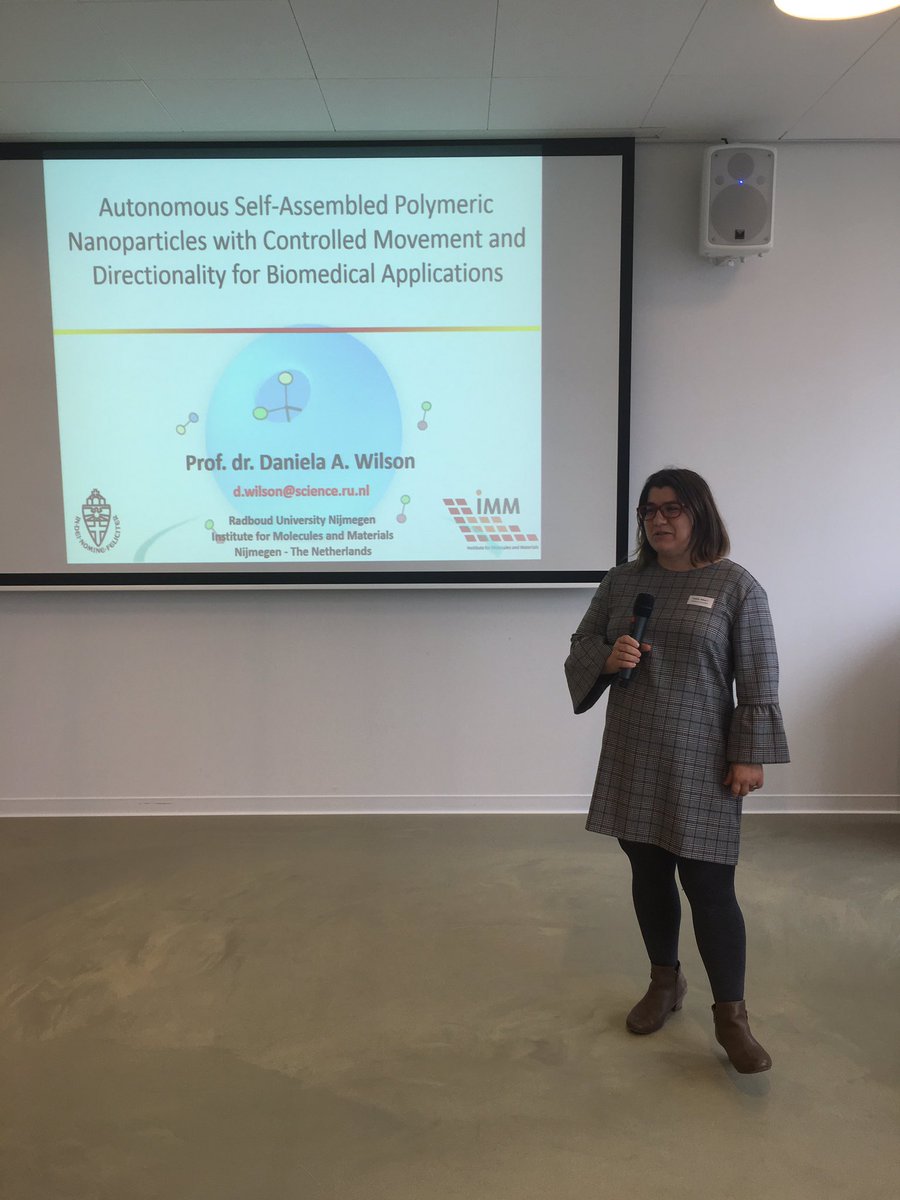 SMBlifesciences's tweet image. Interesting presentation of Professor Dr Daniela Wilson about how to combine partical design with mortility of biological systems. @Radboud_Uni @radboudumc