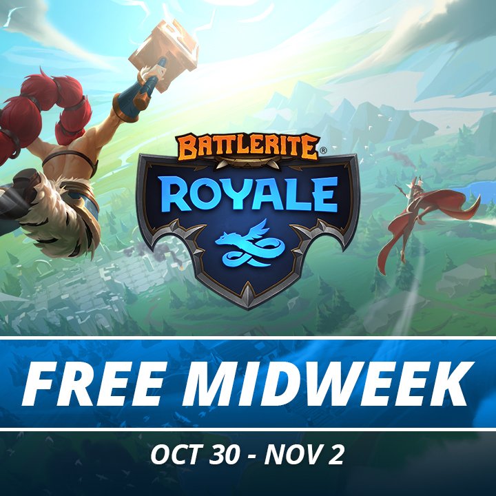 Calling all Champions!

Gear up and get ready, because Battlerite Royale's first free event is coming next week!

blog.battlerite.com/battlerite-roy…