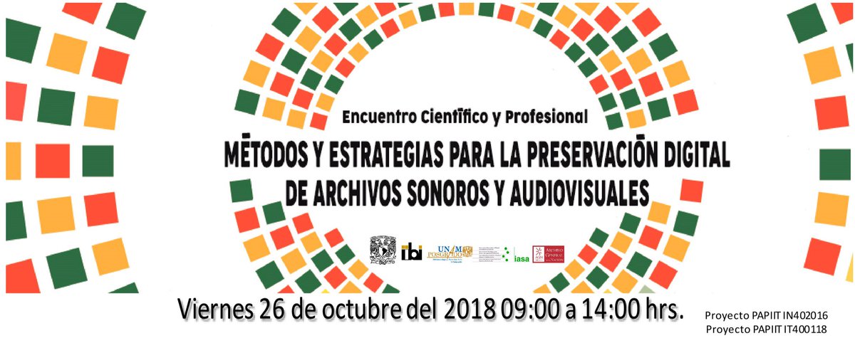En el marco del Día Mundial del Patrimonio Audiovisual afinamos detalles del Encuentro que reunirá a profesionales y científicos que intercambiarán reflexiones y propondrán soluciones conjuntas en torno a la preservación digital sonora y audiovisual <a href="/agn/">agn</a> <a href="/iasa_web/">IASA</a> <a href="/IIBI_UNAM_MX/">IIBI - UNAM</a>