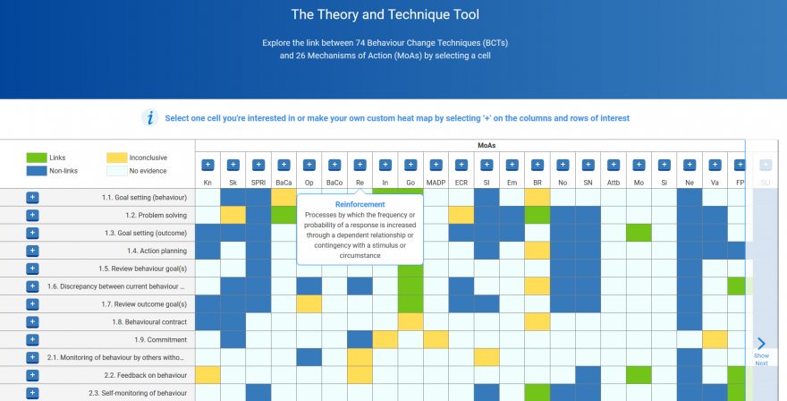 UCL Centre for Behaviour Change (@uclbehavechange) on Twitter photo New Resources alert! Two new Online Tools for investigating Behaviour Change: The Theory & Techniques Tool and the Behaviour Change Technique Study Repository humanbehaviourchange.org/news/two-new-o… … <a href="/UCLBehaveChange/">UCL Centre for Behaviour Change</a> @susanmichie <a href="/MarieJohnstonx/">Marie Johnston</a> <a href="/SBMPresident/">SBM President</a> <a href="/UKSBM/">UK Society for Behavioural Medicine</a> <a href="/divhealthpsych/">BPS DHP</a> <a href="/EHPSociety/">European Health Psychology Society</a> New Resources alert! Two new Online Tools for investigating Behaviour Change: The Theory & Techniques Tool and the Behaviour Change Technique Study Repository humanbehaviourchange.org/news/two-new-o… … <a href="/UCLBehaveChange/">UCL Centre for Behaviour Change</a> @susanmichie <a href="/MarieJohnstonx/">Marie Johnston</a> <a href="/SBMPresident/">SBM President</a> <a href="/UKSBM/">UK Society for Behavioural Medicine</a> <a href="/divhealthpsych/">BPS DHP</a> <a href="/EHPSociety/">European Health Psychology Society</a>
