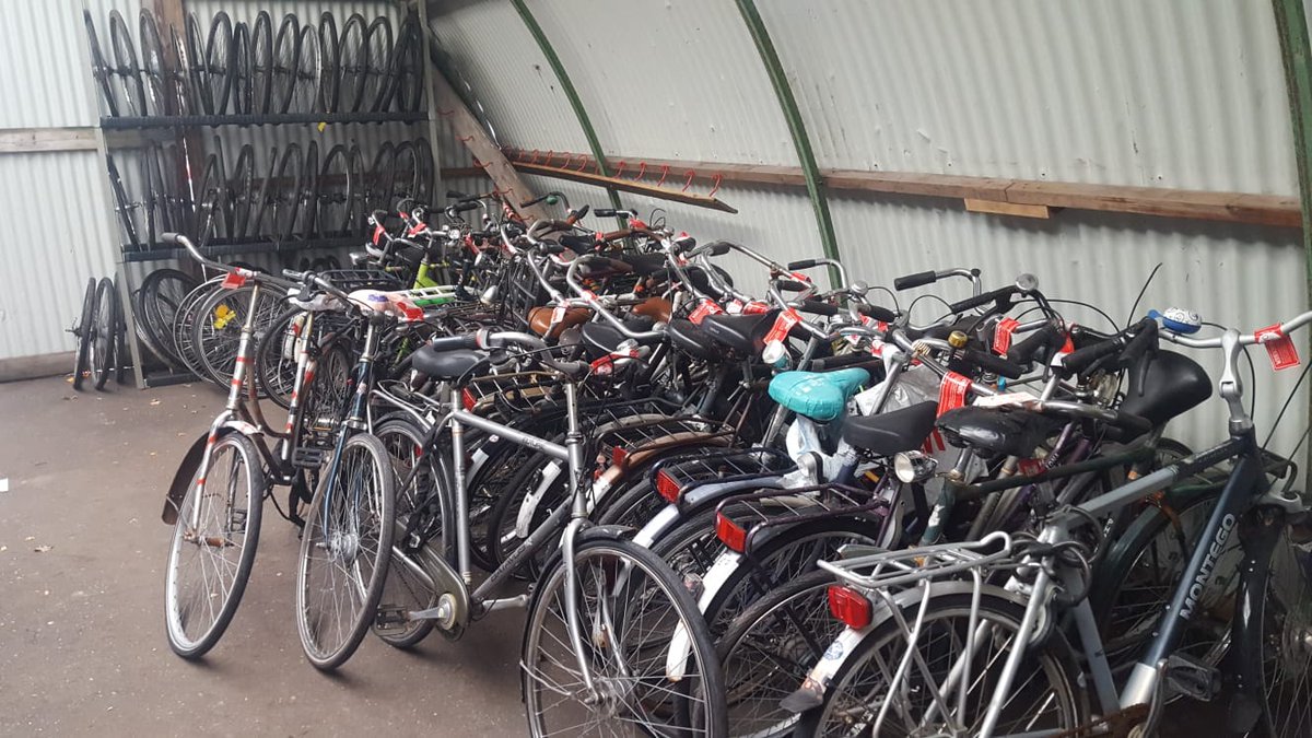 Vandaag weer 40 fietsen geruimd bij <a href="/duwonl/">DUWO</a> Delft #leveremin #weggooieniszonde #delft #leiden #duwo