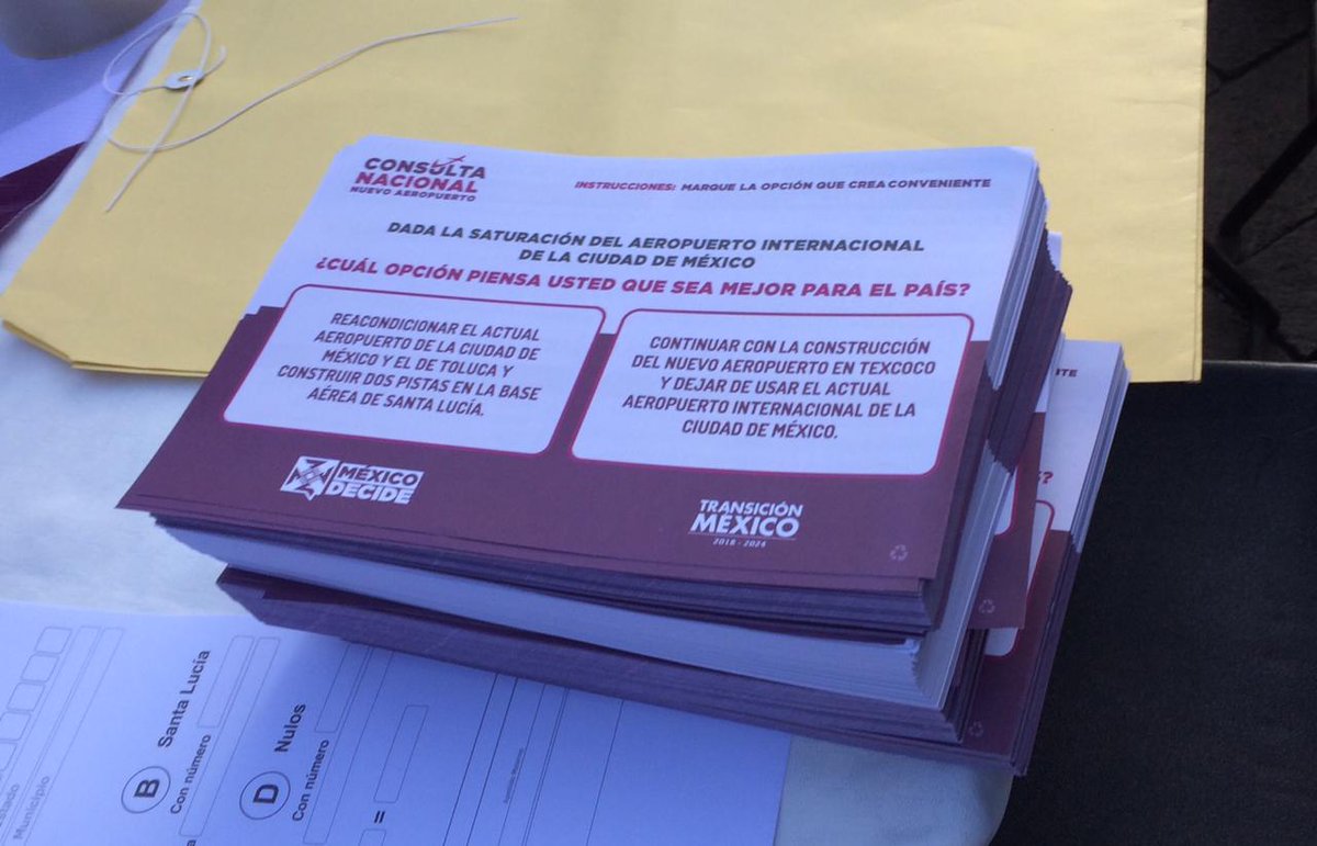 Hoy arranca la consulta sobre el futuro del nuevo aeropuerto #ConsultaNAIM 
bit.ly/2EHWDLK