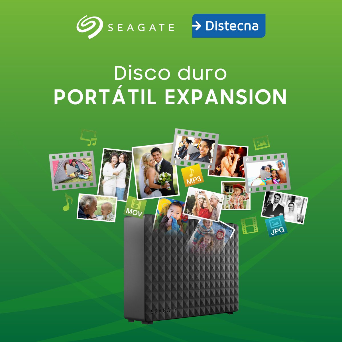 DistecnaChile's tweet photo. Agregar almacenamiento instantáneo al computador o trasladar archivos se hace muy simple con los discos portátiles #Expansion de @Seagate 🆙. Unidades con conexión de un solo cable USB energizado y una rápida transferencia de datos disponibles en @DistecnaChile. https://t.co/GJqY8ELdhi
