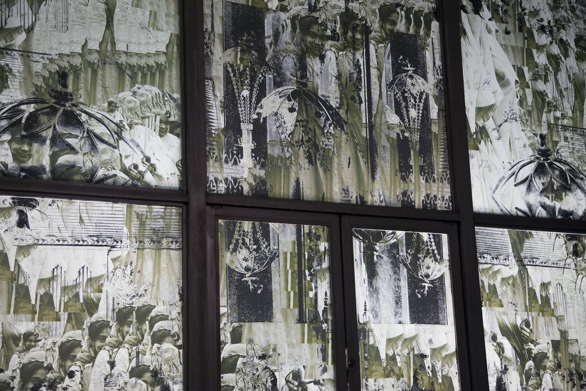 SusDisorders's tweet photo. #LDNWMN #LolitaRoy 's installation @LBHF is on until 1st Dec! Visit after 6 pm. The degeneration of the work's imagery highlights the selective memory of human history and specifically, the memory of the Indian suffragettes fading from view. @TateCollective @LDN_gov @Jack__Arts https://t.co/C9gjBGtLAk