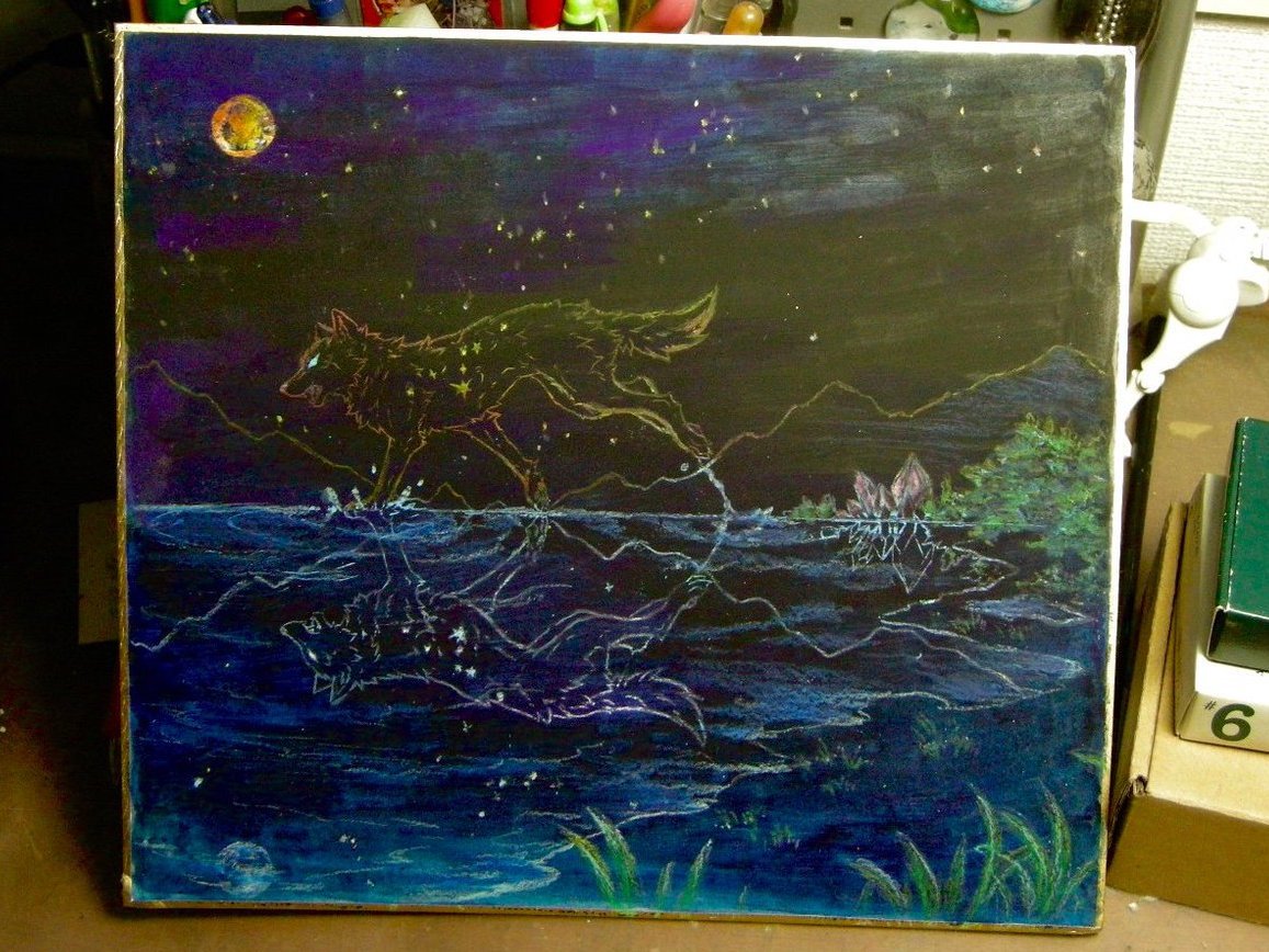 端末 適応的 株式 クレヨン アート 夜空 Rupoken Jp