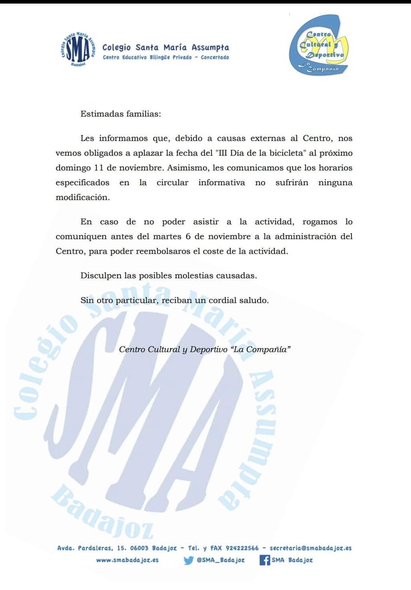 Cambio en el día de la bicicleta