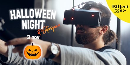 Kolla in vilka gäst-spel vi erbjuder på årets Halloweenfest den 3 nov! I biljetten ingår en helkväll med fri tillgång till VR-parken, middag och fest. 👉 Läs mer och boka på enterspacevr.com/sv/halloweenni… #halloween #Stockholm #VR