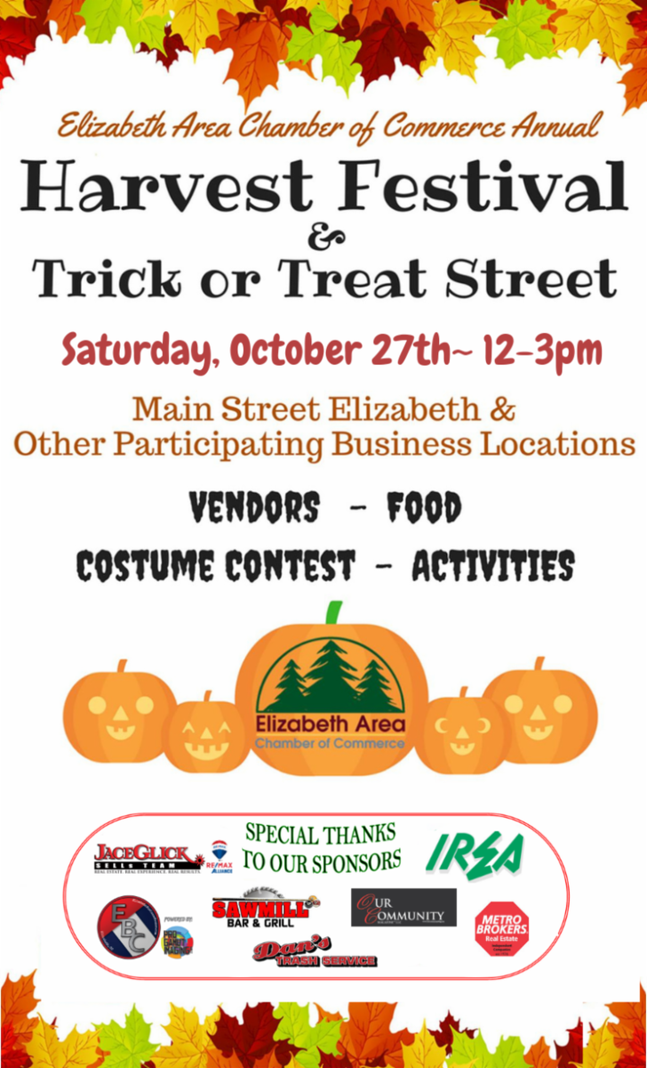 ElizChamber's tweet photo. Elizabeth Upcoming Events- Harvest Festival Edition https://t.co/Xg6l6w9cyH https://t.co/ZIgC1ahAVO