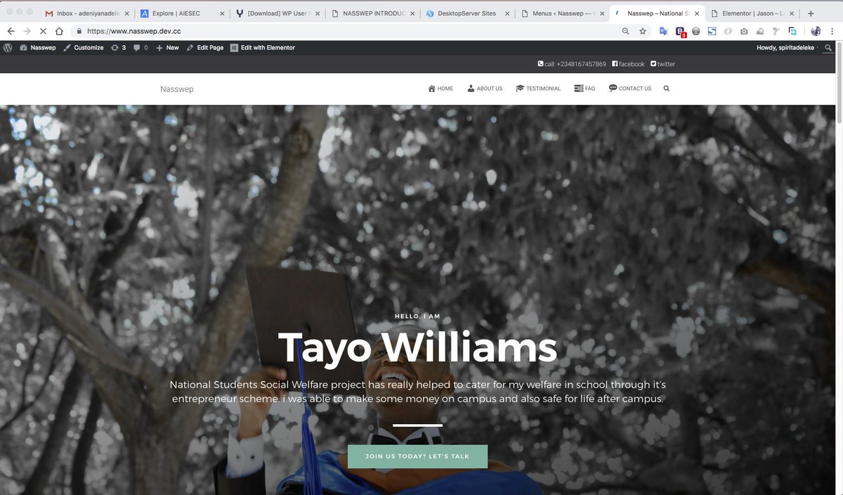 adeniyanadeleke's tweet image. Design team working on a project for NASSWEP USING #googlematerialUi #WordPress #getbootstrap #responsive framework.
