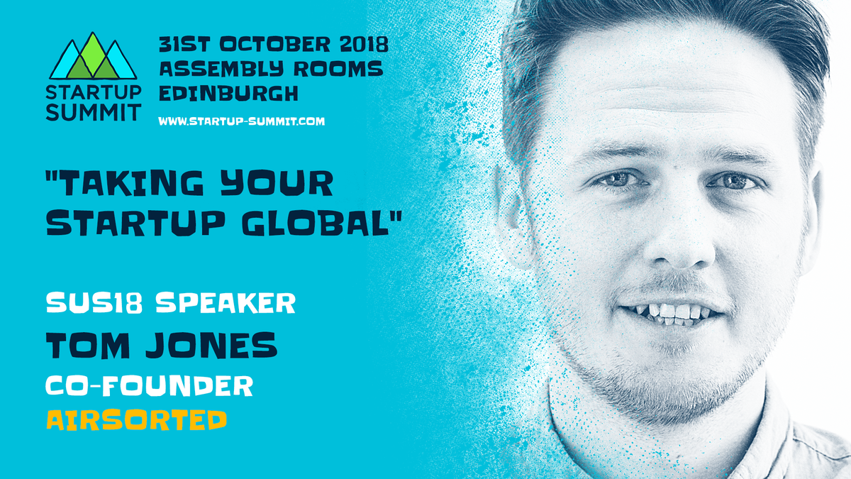 Want to take your startup global? 🌎

@Airsorted, one of the UK's top startups, have launched in 25+ locations across the world &amp; co-founder <a href="/THJones/">T Jo</a> will be sharing his top tips on the Business Builder Stage at <a href="/Startup_Summit_/">Startup Summit</a>. 

Final Release tickets ➪ startup-summit.com/tickets