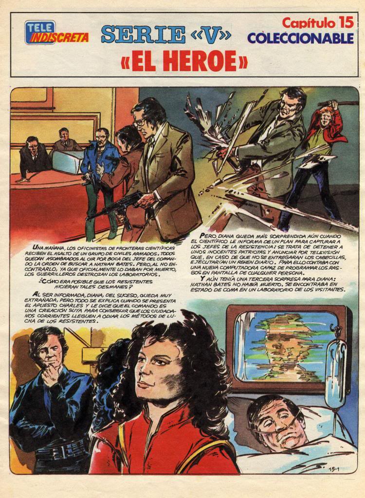 RetroMemories's tweet image. El coleccionable de la serie #V que podías conseguir con #Teleindiscreta. ¡Mítico!