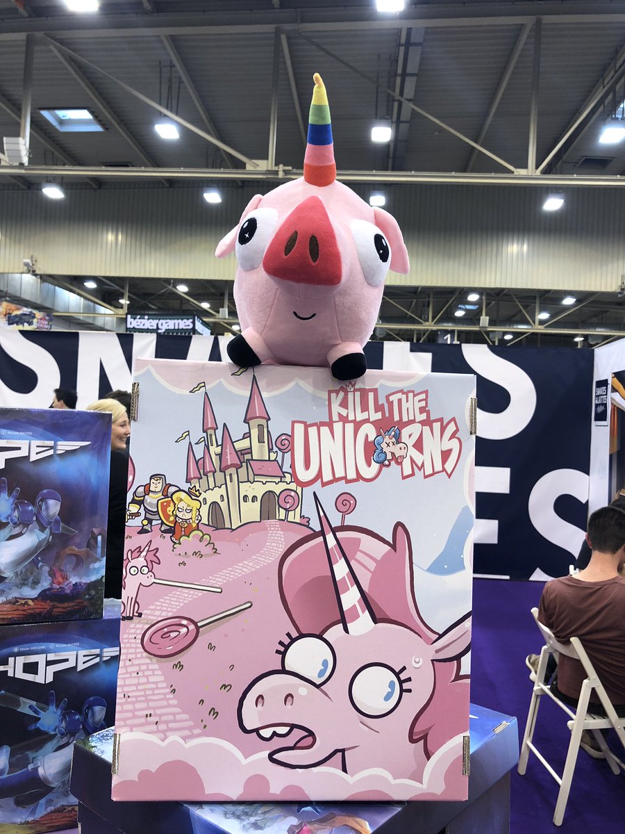 Try to win this cute #pigicorn on our booth F131 hall 1!! Who’s in? 🦄🐷#spiel18