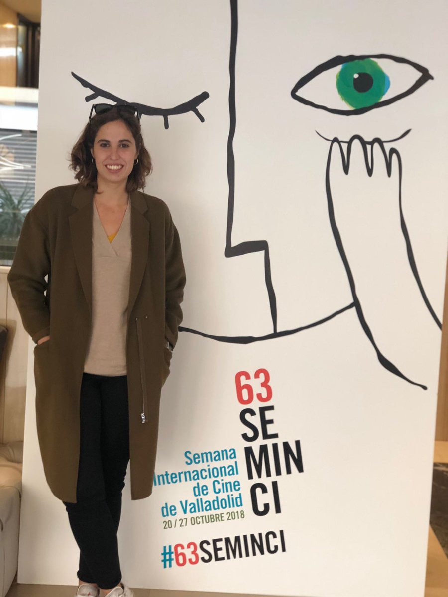 escac's tweet photo. Hoy tenemos a @MartaDiazdelope presentando #MiQueridaCofradia en la #63SEMINCI
#EscacFilms #OperaPrimaESCAC https://t.co/yoYmseQ2TQ