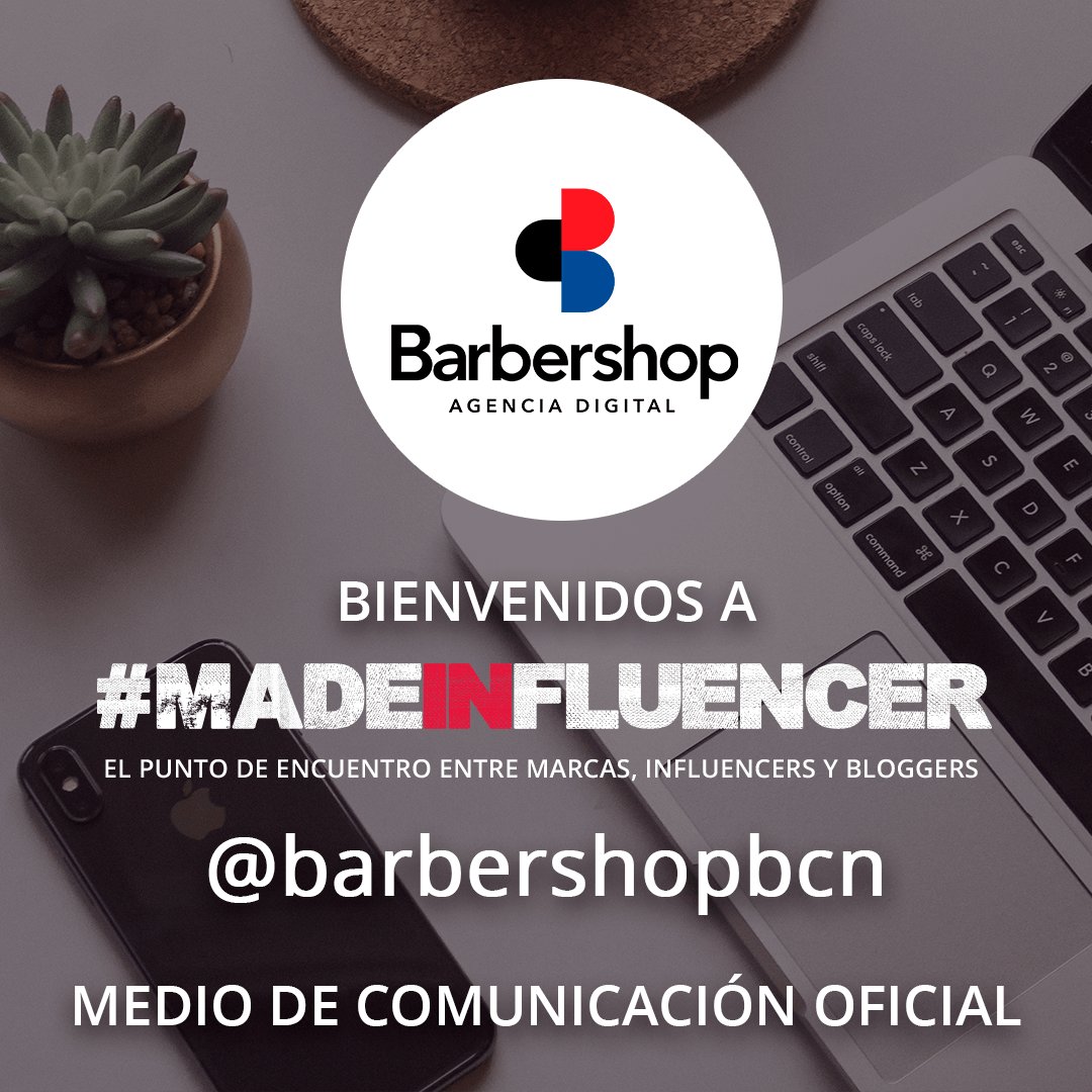 ¡¡Hola <a href="/barbershopbcn/">Barbershop BCN</a> !! Participa como medio de comunicación oficial de la segunda edición de #madeinfluencer 
Patrocinador oficial @Renfe_SNCF_Es
#renfesncf #lifestyle #moda #gastronomia
