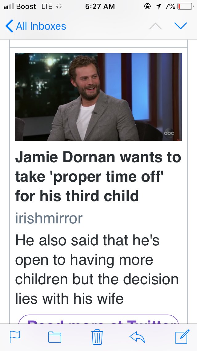 #JamieDornan was great on the Late Late show w/James Corden 10/23. Last Nite His co star Rosamund Pike from a private war appeared and brought a clip showcasing her and #JamieDornan .