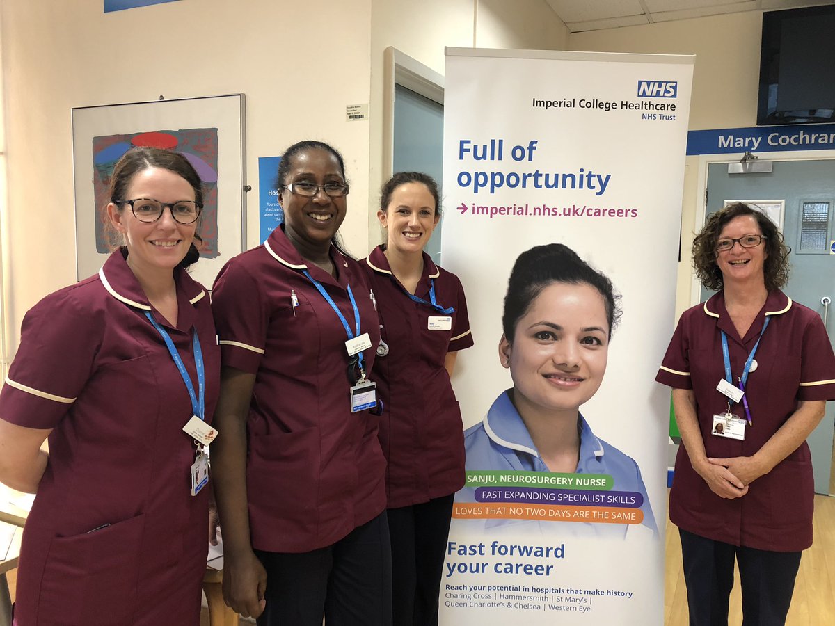 Today @charingcrosshospital lecture center you can join the Neuroscience team for the recruitment day.
Pop in and have a look....
@NHSuk @Imperialpeople @ImperialNHS @CollieEileen @didib77 @IsabelleManning