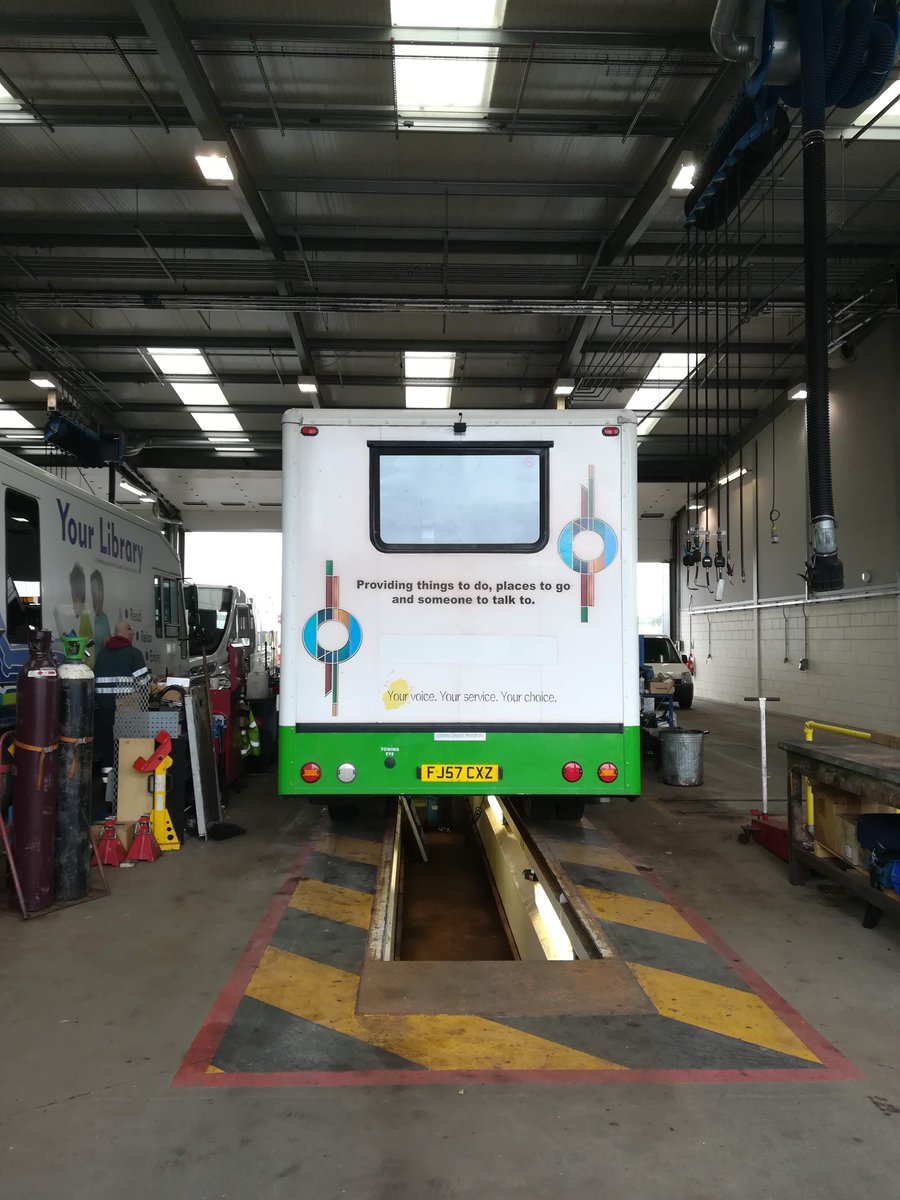 EducationReal's tweet photo. Our exciting project with @mansfieldbs is progressing well! The Education Bus has now passed its MOT, has new tyres and also a new Tachograph fitted - thanks to the mechanics @NottsCC ! #GettingThere #EducationBus @ph_threeonezero @judosnsigns https://t.co/rOaRfDNJWz