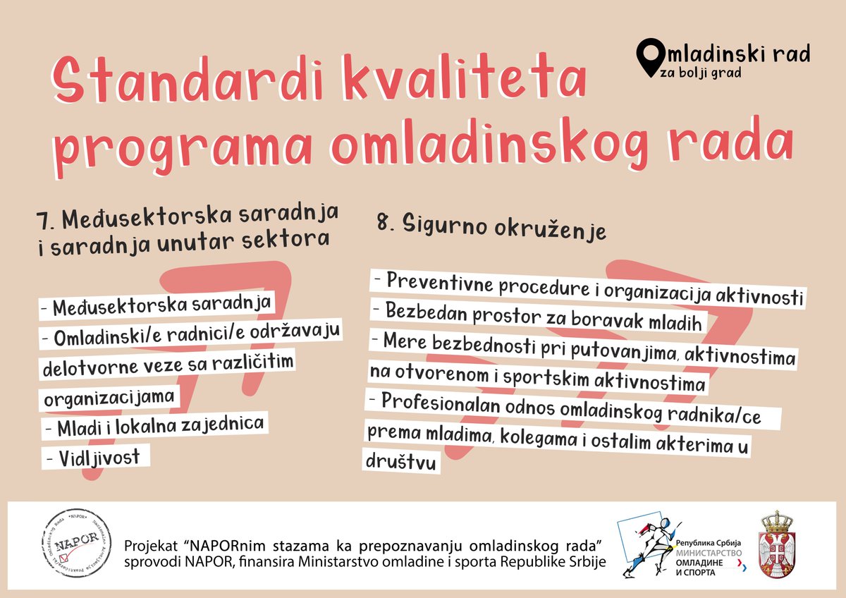 azbukiorg's tweet photo. Sprovodeći programe, naša organizacija podstiče međusektorsku saradnju, brine se o tome da prostor za boravak mladih bude bezbedan, kao i da odnos omladinskog/e radnika/ce prema mladima bude profesionalan.
#OmladinskiRadZaBoljiGrad #MOS #NAPOR #AzBuki https://t.co/1CoI67i0X5