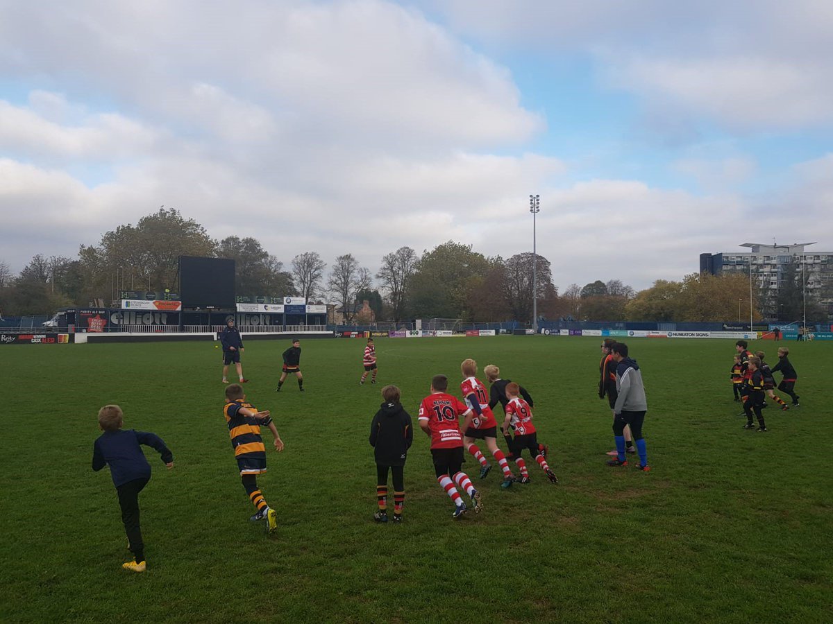 More fun on day 2 of our community rugby camps. Lots of smiles on faces. Some of our first team players passing on their knowledge <a href="/CoventryRugby/">Coventry Rugby</a>
