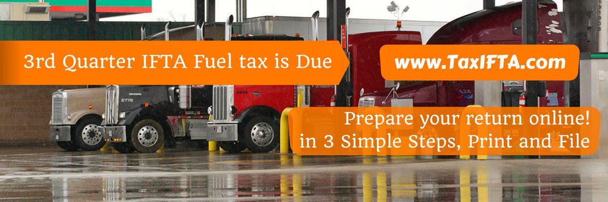 3rd quarter #IFTA returns to report the IFTA Fuel Use Taxes is now due. October 31 is the deadline, prepare your #IFTAtax return in 3 simple steps, in less time at @IFTATax, print a #ReadyToFile PDF. #IFTAtaxpreparation #IFTAtaxsoftware @taxexcise @tax2290 @thinktradeinc #taxIFTA