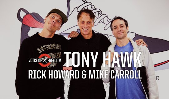 VHSMAG's tweet photo. [VOICE OF FREEDOM] シグネチャーシューズ発売のタイミングでトニー・ホークが緊急来日。Lakaiのレジェンド3名によるドリーム対談が実現!!! https://t.co/jK2wpkQvVT https://t.co/E58MUDZwLB