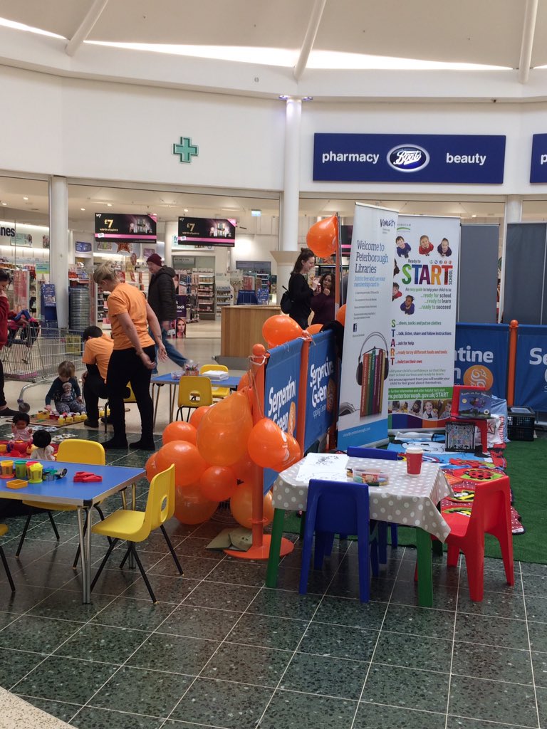 Lots of fun activities for little ones at the START event at Serpentine Green today. Free books are being given away too!