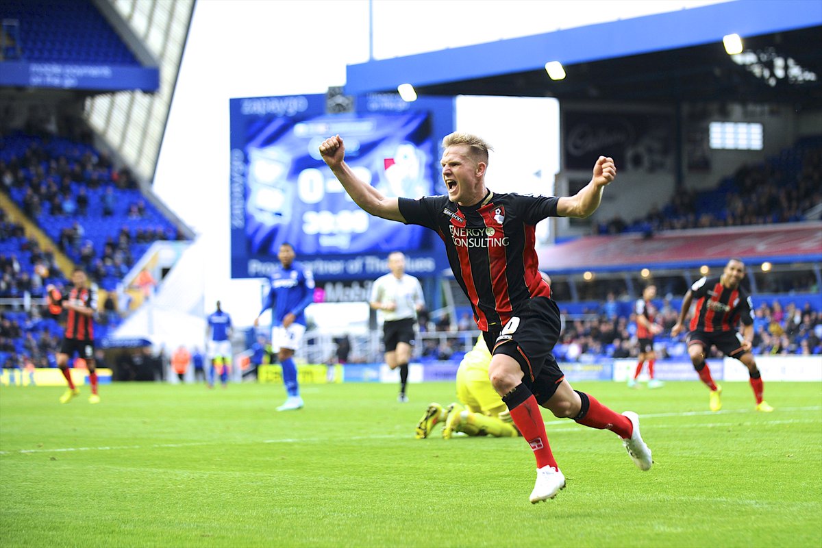 afcbournemouth's tweet photo. #OnThisDay in 2014, a trip to St Andrew's that will live long in the memory... 💥

Pitman (3) ⚽
Wilson (35) ⚽
Ritchie (40) ⚽
Pugh (63, 69, 84) ⚽⚽⚽
Rantie (82 pen, 86) ⚽⚽

#afcb 🍒 https://t.co/OwycwHvhrI