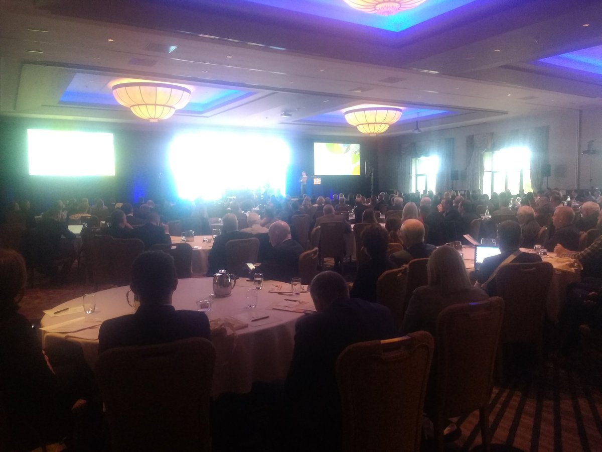 Over 270 delegates <a href="/icsh_ie/">ICSH</a> #icsh2018 conference <a href="/LyrathEstate/">Lyrath Estate</a> in Kilkenny today. Great turn out. John Hannigan <a href="/CircleVha/">Circle VHA</a> on the stage at the mo 👍 @CastletonTech @CastletonDoug #socialhousing