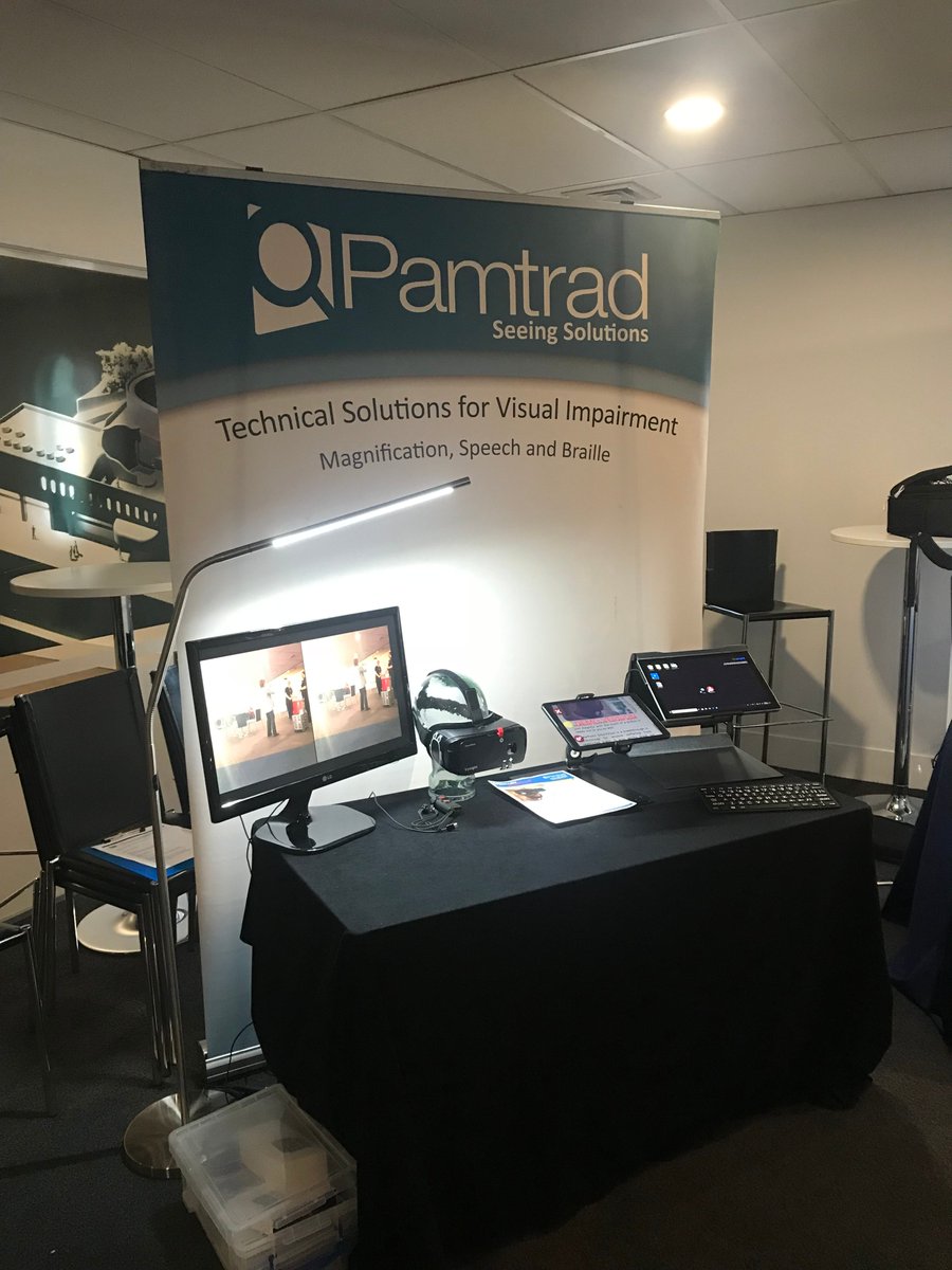 Have you Seen where we are today?
We are in #Derby at the Derby Theatre @SightSupDerbys #lowvision event.
Have a go for yourself! Test out our products, see if anything helps you with your day to day.
Give Alex a Big wave! 👋

#lowvision #AMD #VI #blind #blindness #DSAapproved