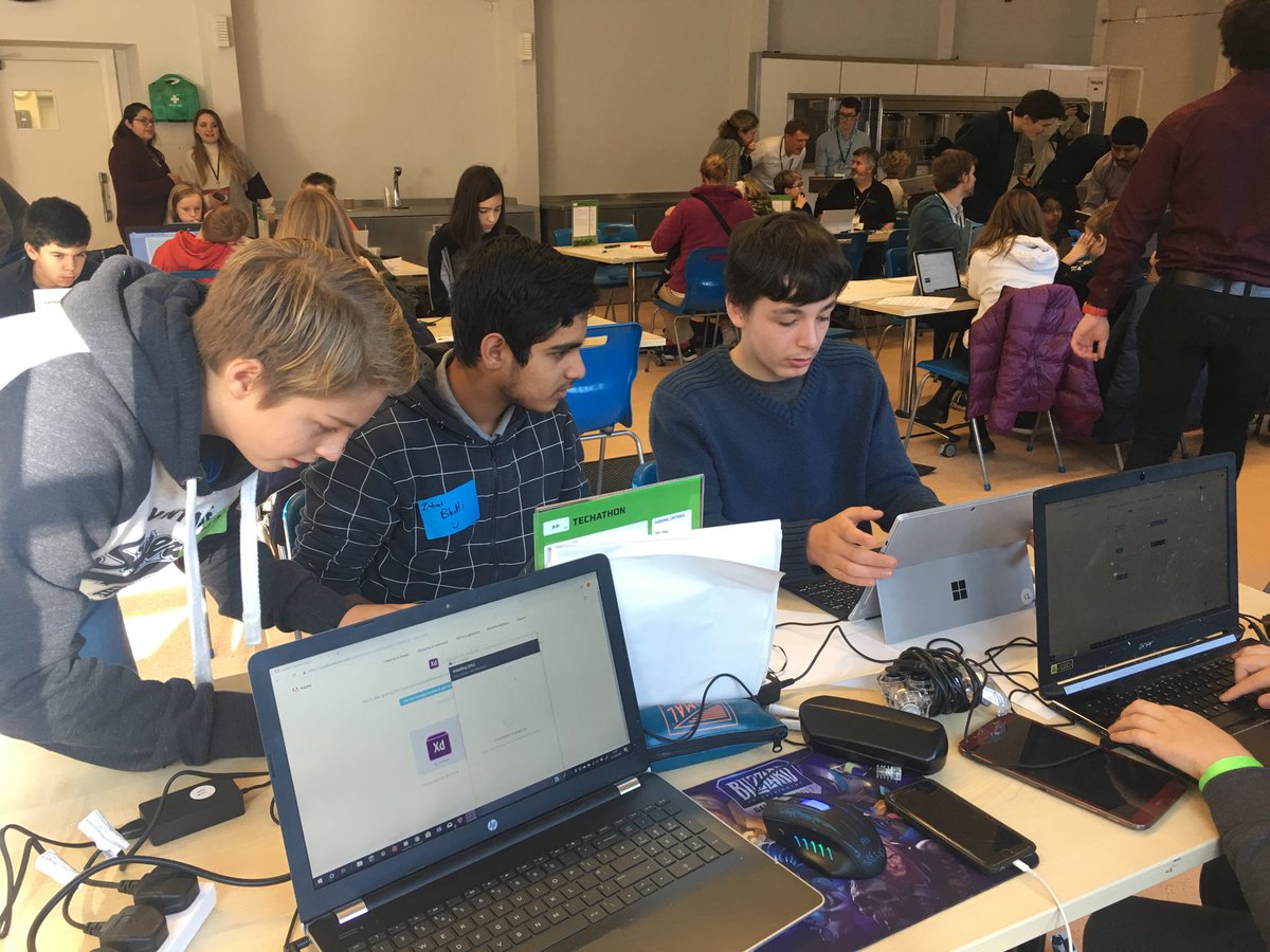 genkisiobhan's tweet image. Another fantastic #Techathon as #youngpeople loving #edtech #problemsolving #environment and #gettingfit challenges from ⁦@Microsoft⁩ ⁦@NorfolkCC⁩ thks to fab ⁦@Step_into_Tech⁩ ⁦@NorwichSchool⁩