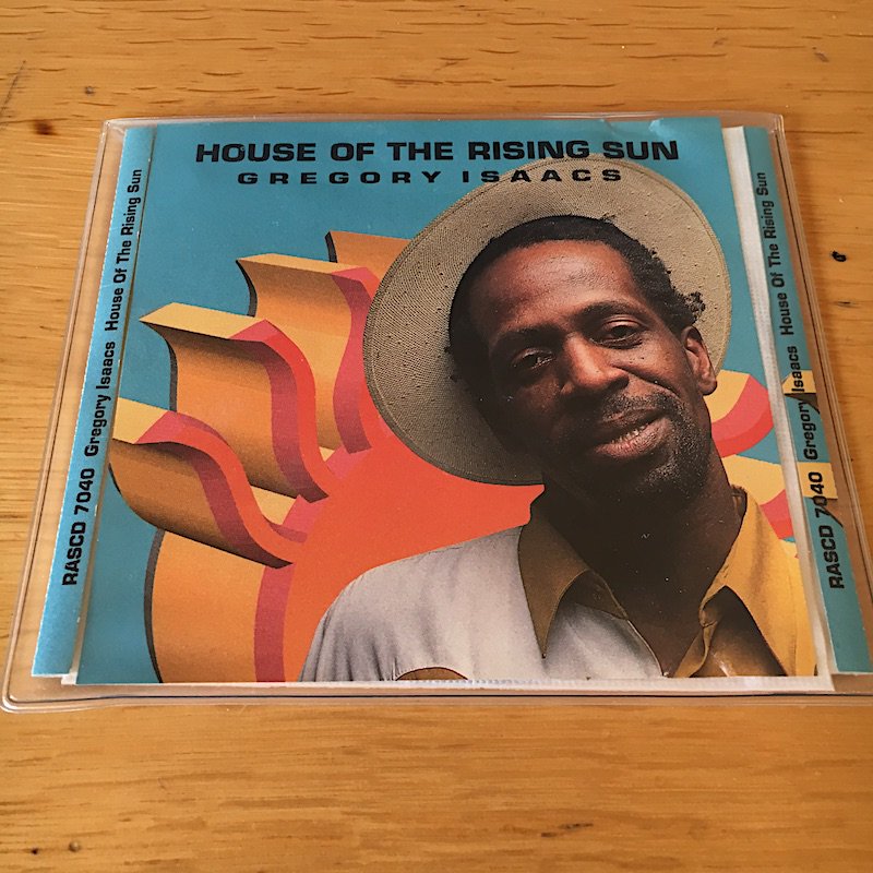 GREGORY ISAACS「House Of Rising Sun」→ https://youtu.be/snzgCwKmifE #本日命日 #Cover #Animals #朝日のあたる家 #92年 #RASRecords #US #SingleCD #RIP #CoolRuler #Legend