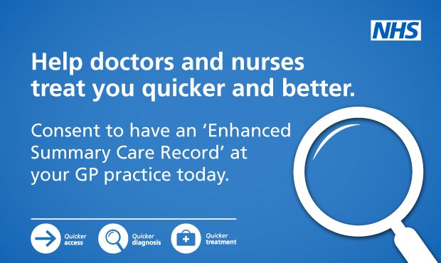 ⚠️ We’re asking you to share some additional medical information to help doctors and nurses treat you quicker and better.

➡️ Find out more online: eastleicestershireandrutlandccg.nhs.uk/2017/10/26/pat…