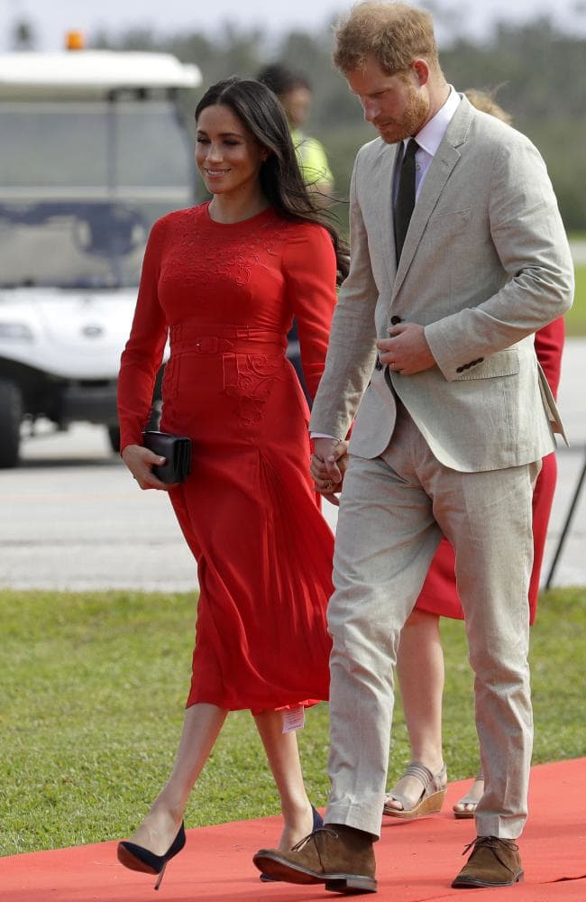meghan markle red dress price tag