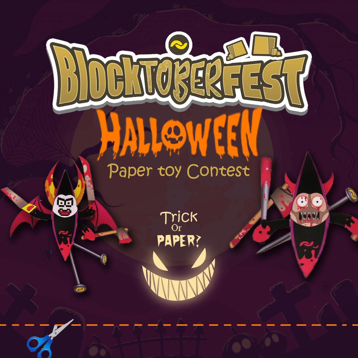 bananocoin's tweet photo. $BANANO BlockToberFest - Fourth event online! Banano Papertoys are back! Create Halloween-Themed Papertoys and get free Banano! https://t.co/WBsmXcTv5K #blocktoberfest #bananocommunity #giveaway #contest #freecrypto #halloween2018 #3mblocks https://t.co/VIVAkDE3nE