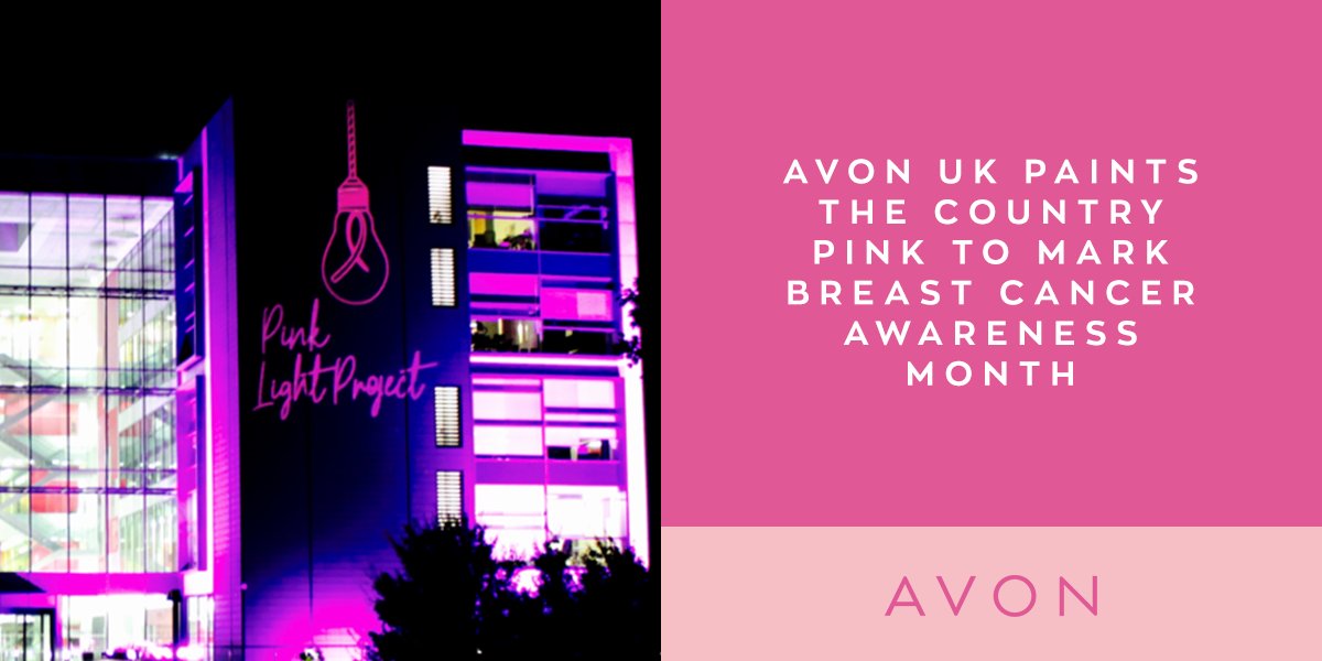avonworldwide's tweet image. @AvonUK have already reached over 10 million people with the Pink Light Project, lighting up their headquarters in pink to highlight Breast Cancer awareness month #PinkLightProject #CoppaFeel media.avoncompany.com/breast-cancer-…