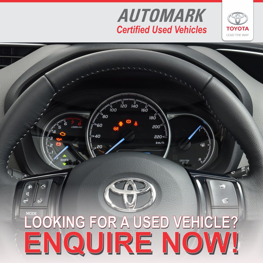 HalfwaySBeach's tweet photo. We Guarantee that our vehicles offer peace of mind motoring to those who buy an #Automark Certified Used Vehicle. Come view our range today! #HalfwayToyotaShellyBeach https://t.co/SiGy49XUIH https://t.co/5nXCoT0VTT