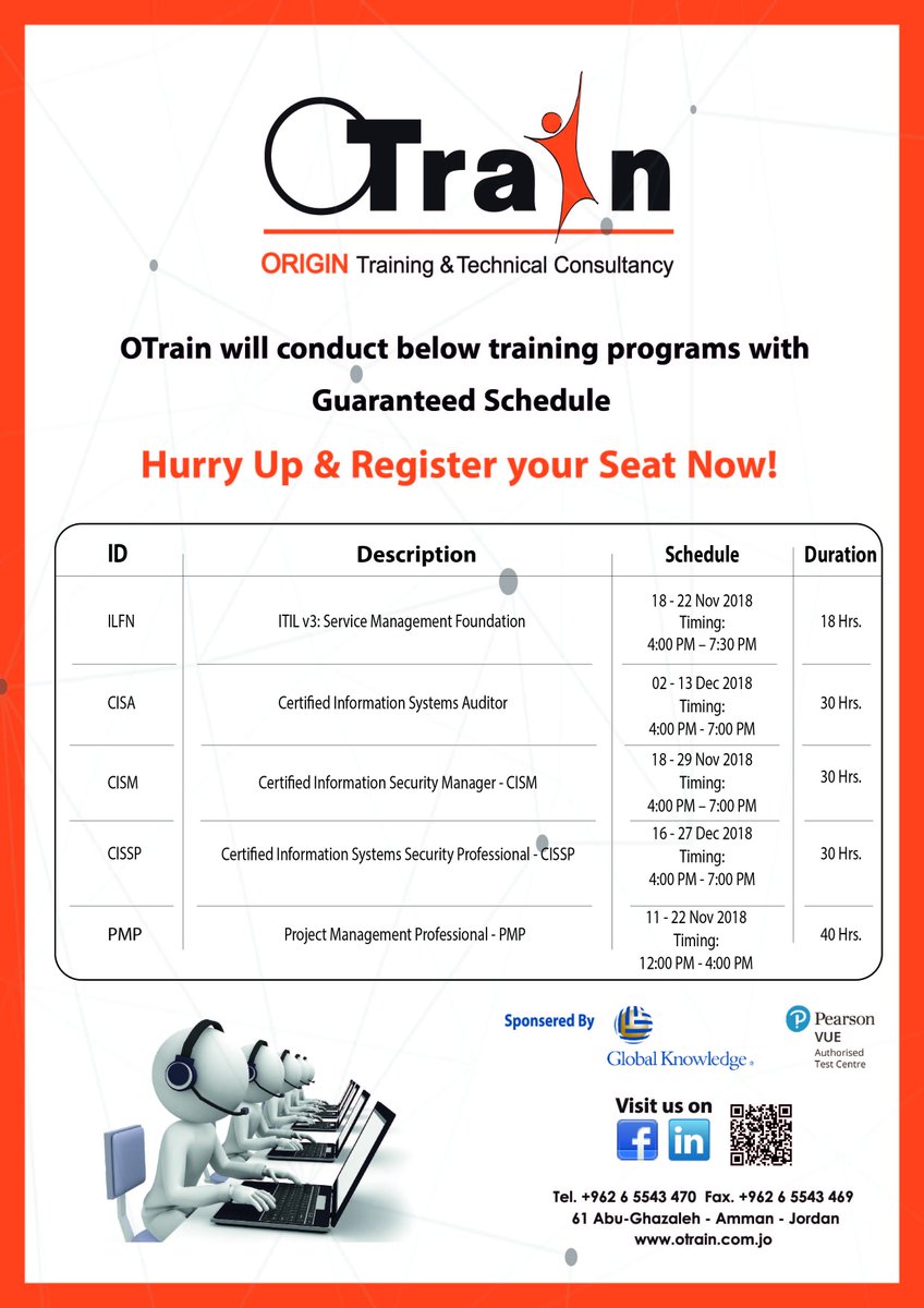OriginOtrain's tweet photo. Register your seat with one of @OriginOtrain Guaranteed schedules
to invest in your self call us @ 0797676818
#IT_Management Courses
#Training
#OTrain https://t.co/5VvPVckguo